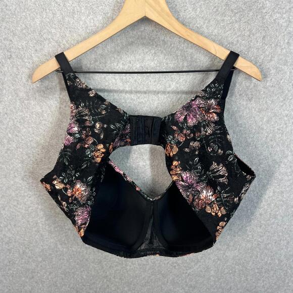 Torrid NWT Lightly Lined Everyday Wire-Free Bra Floral 360° Back Smoothing 40DDD - Picture 7 of 8